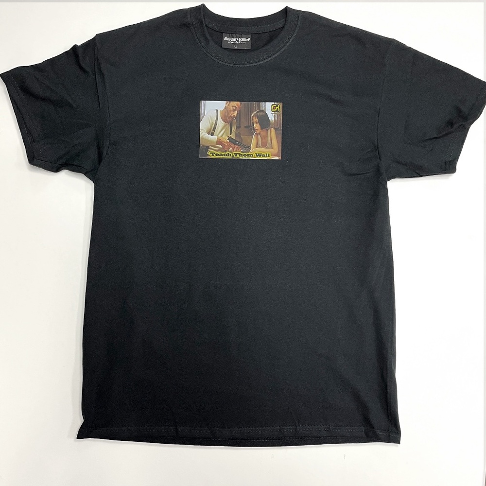SERIAL KILLER The Professional Teach Them Well Leon T SHIRT Men XL BLACK